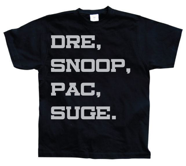 Dre, Snoop, Pac & Suge T-Shirt