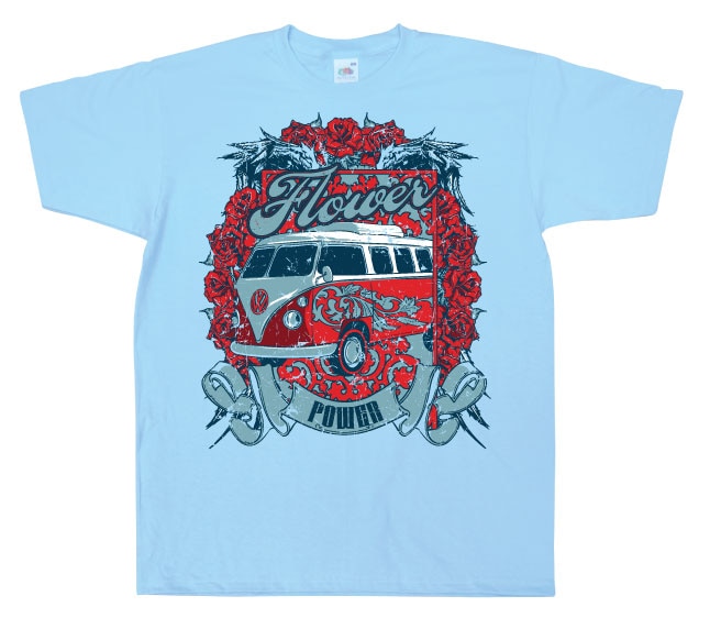 Flower Power Van T-Shirt