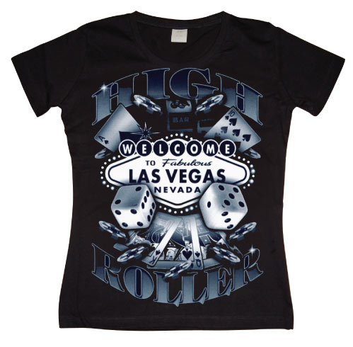 Las Vegas High Roller Girly T-shirt