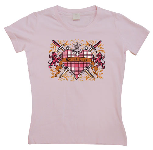 Royal Love Heart Girly T-shirt