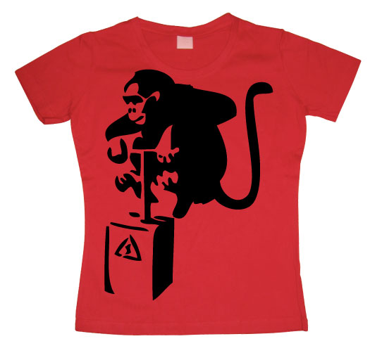 Detonator Monkey Girly T-shirt