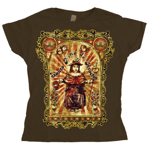 Santo Nino De Atocha Girly T- shirt
