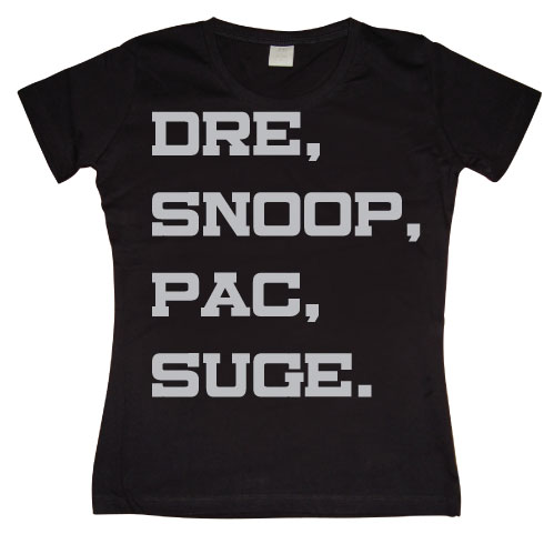 Dre, Snoop, Pac & Suge Girly Tee