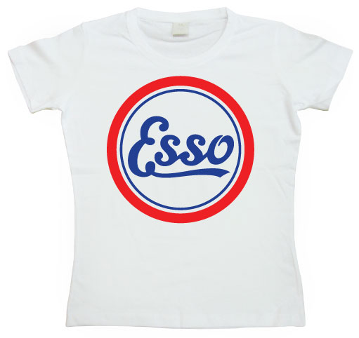 Retro Esso Logo Girly Tee