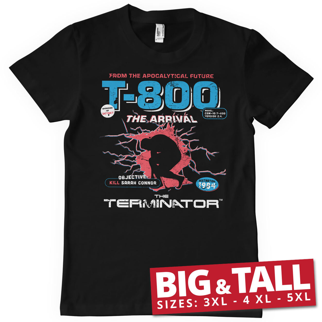 The Terminator Arrival Big & Tall T-Shirt