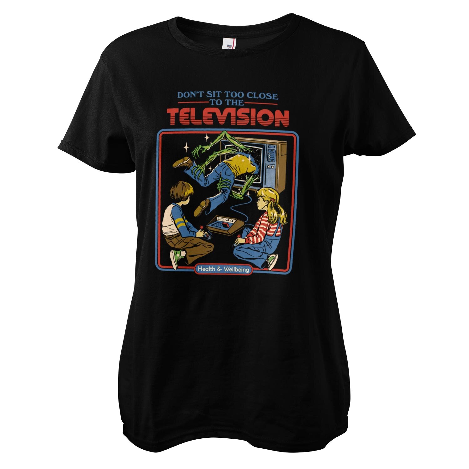 Don't Sit Too Close To The Television Girly Tee