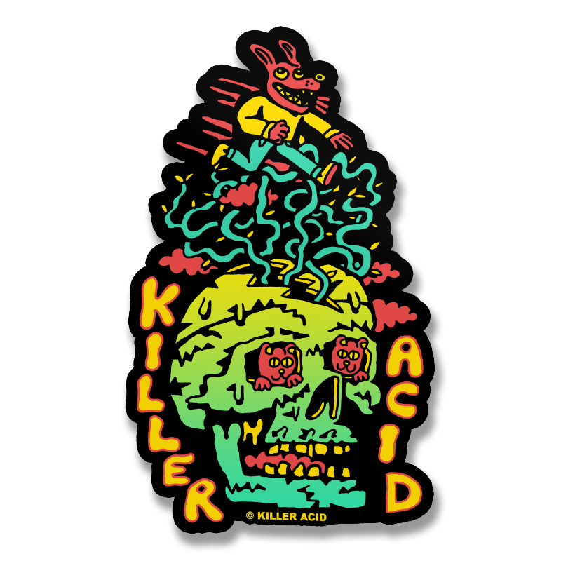 Killer Acid - Pay No Mind Sticker Sticker
