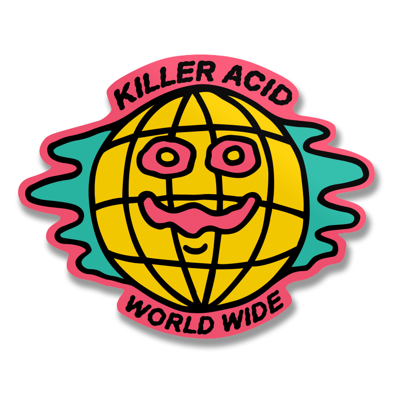 Killer Acid Worldwide Sticker