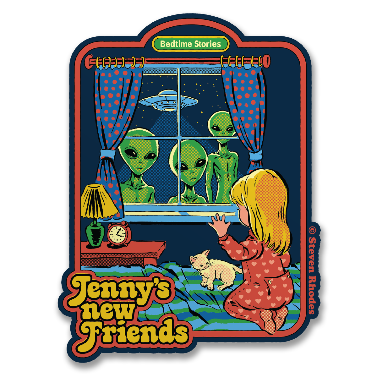 Steven Rhodes - Jenny's New Friends Sticker