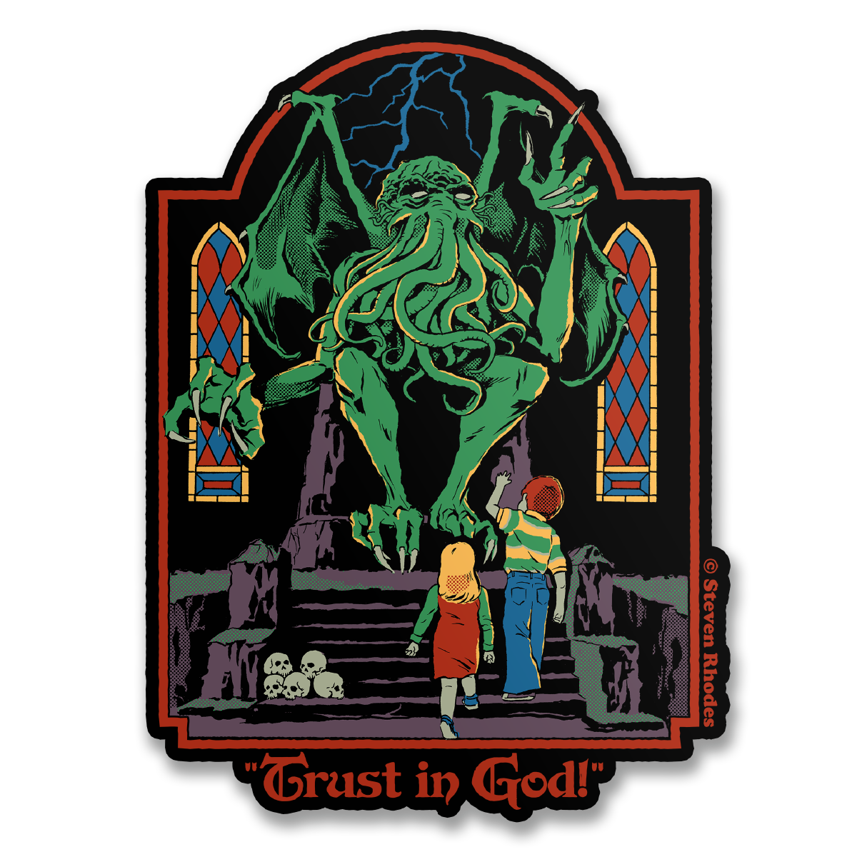 Steven Rhodes - Trust In God Sticker