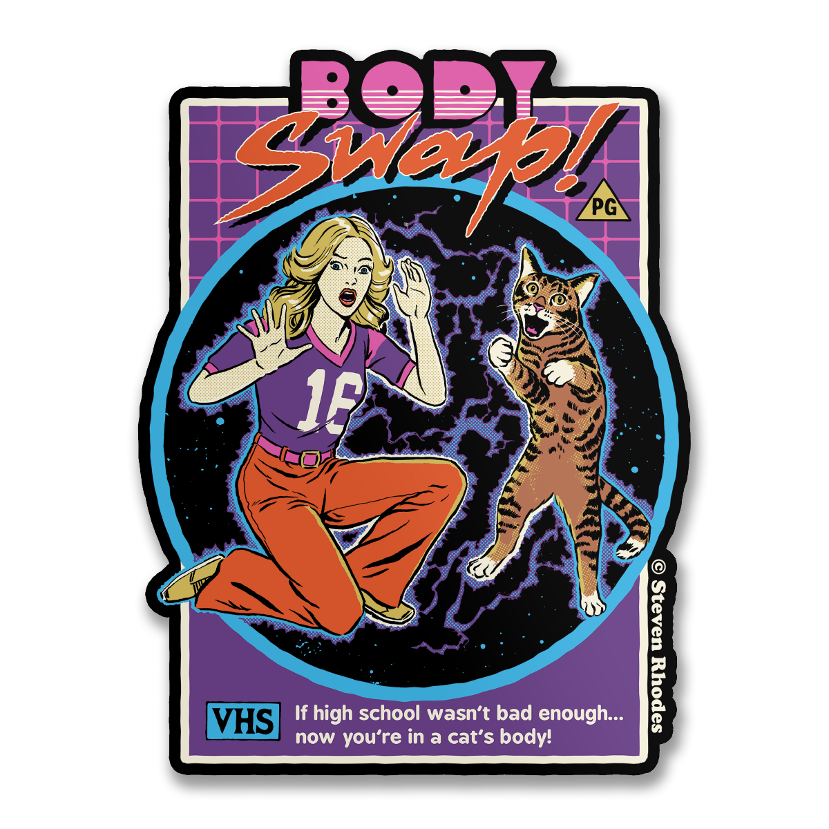 Steven Rhodes - Body Swap Sticker