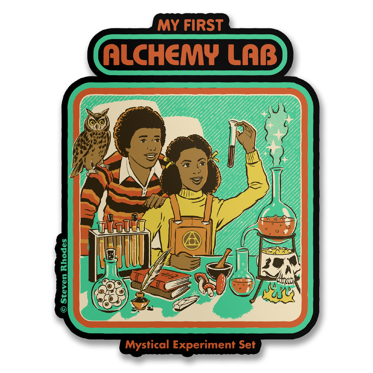 Steven Rhodes - My First Alchemy Lab Sticker