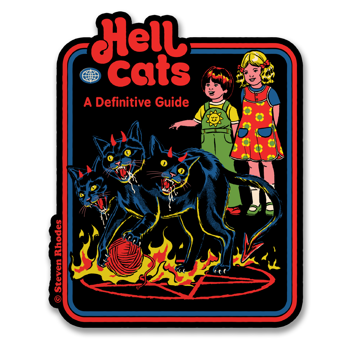 Steven Rhodes - Hell Cats Sticker
