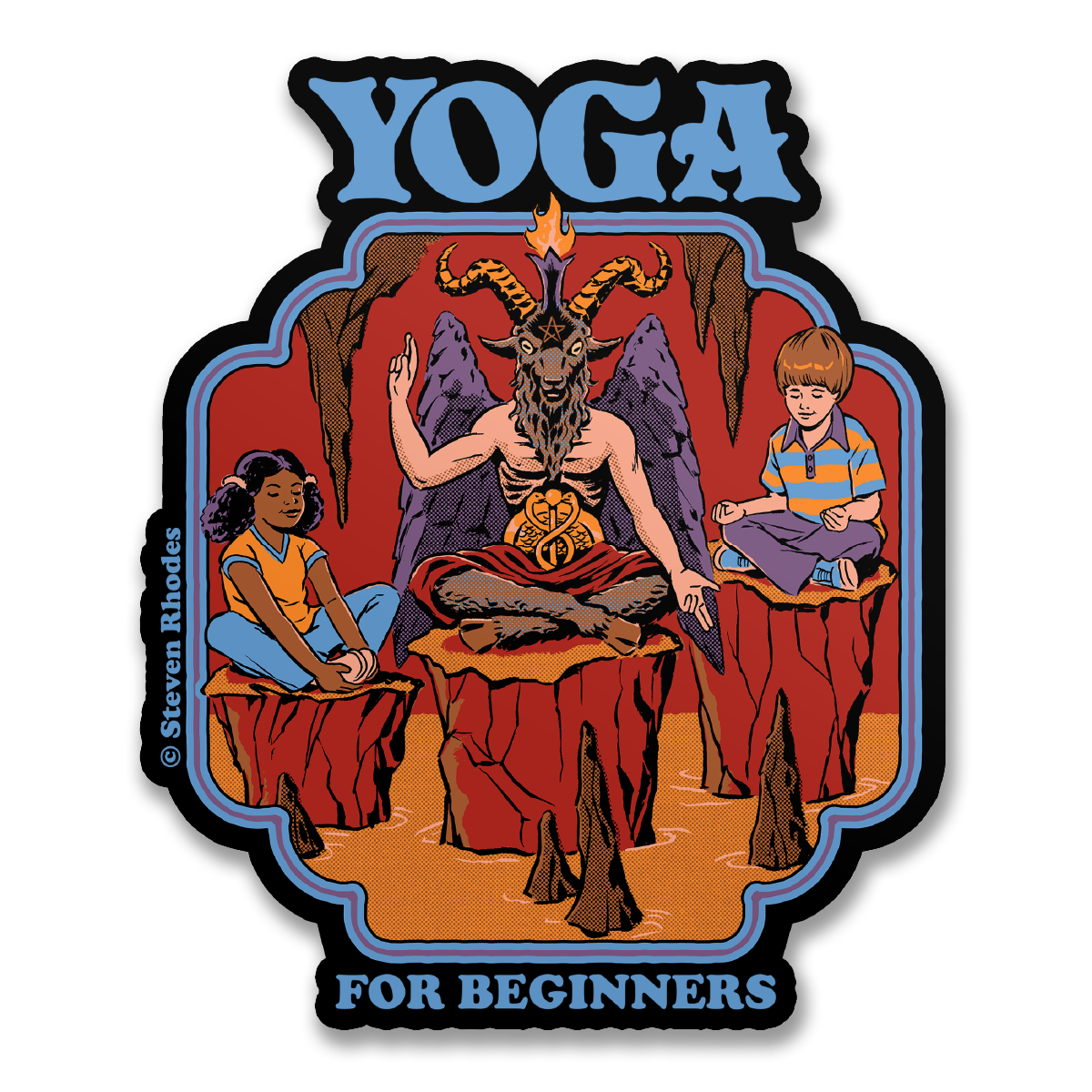 Steven Rhodes - Yoga For Beginners Sticker