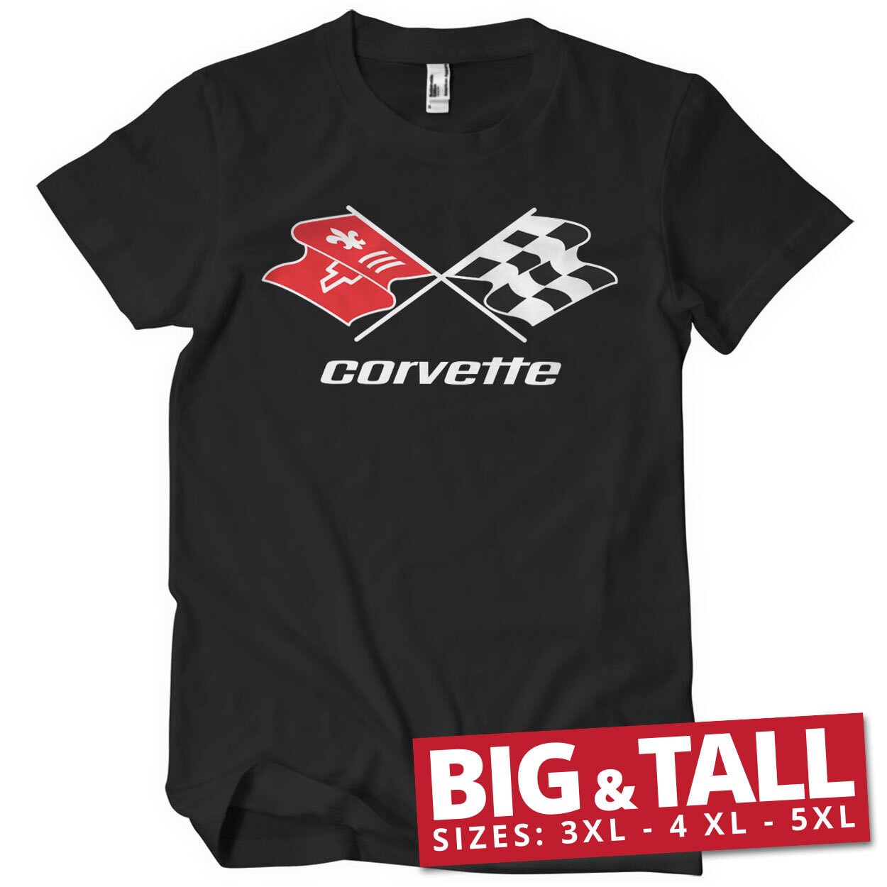 Corvette C3 Logo Big & Tall T-Shirt 