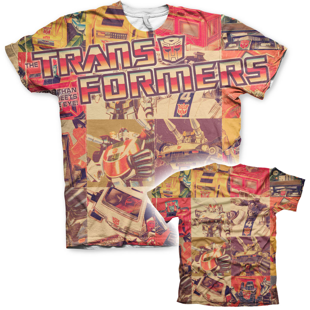 Retro Transformers Allover T-Shirt