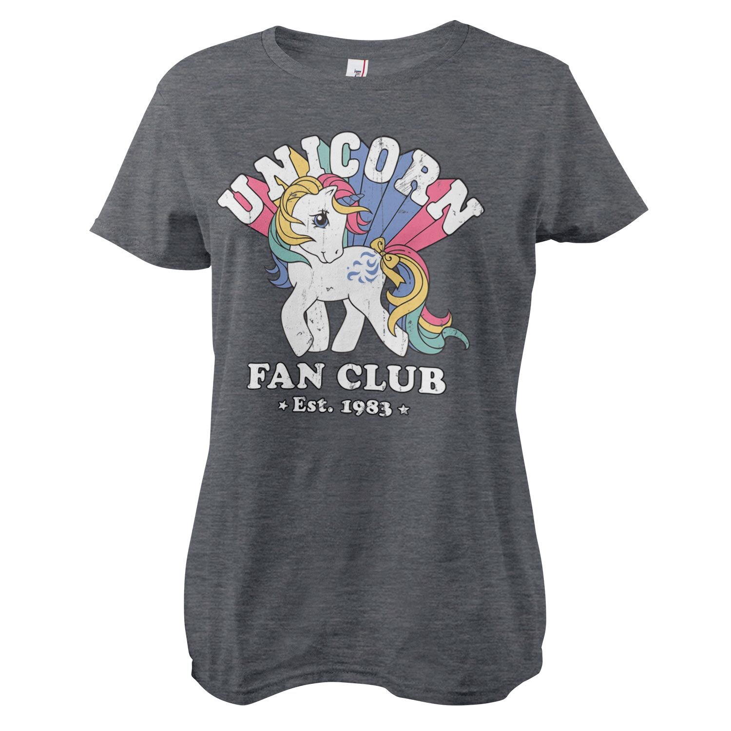 Unicorn Fan Club Girly Tee