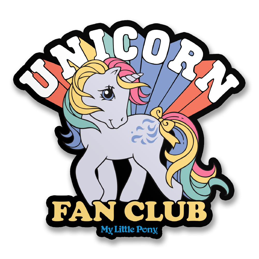 Unicorn Fan Club Sticker
