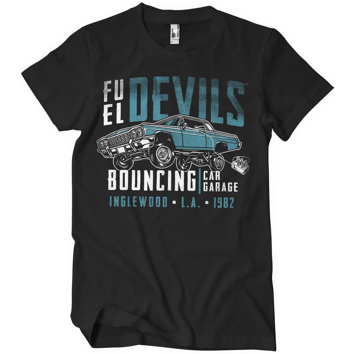 Fuel Devils Bouncing Garage T-Shirt