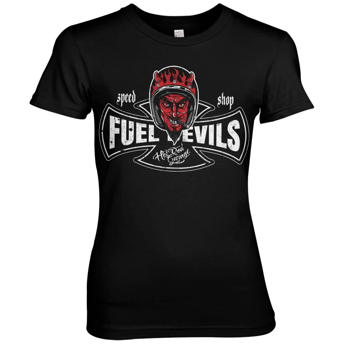 Smiling Devil Speed Shop Girly Tee