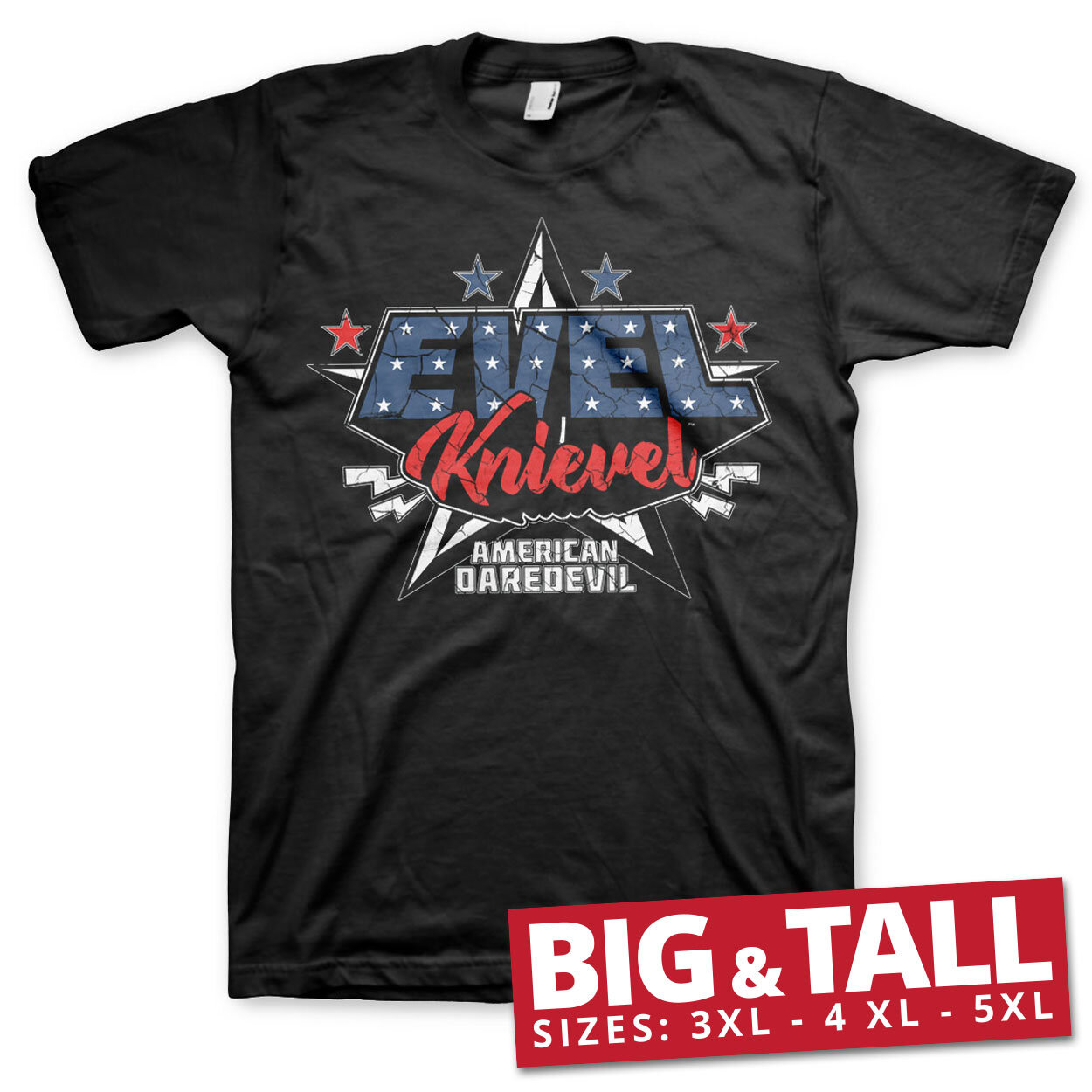 Evel Knievel - American Daredevil Big & Tall T-Shirt