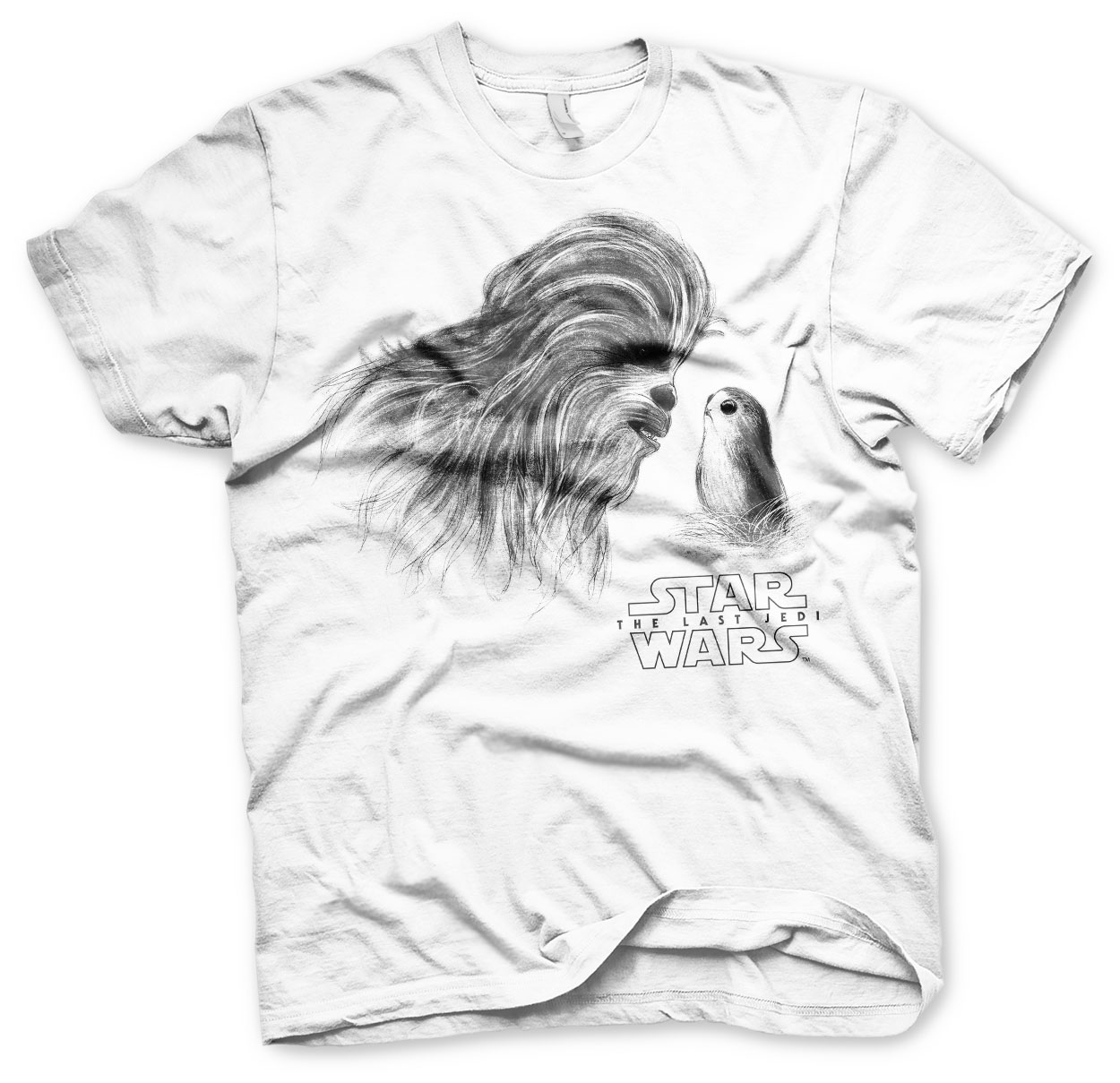 Star Wars - Chewbacca & Porg T-Shirt