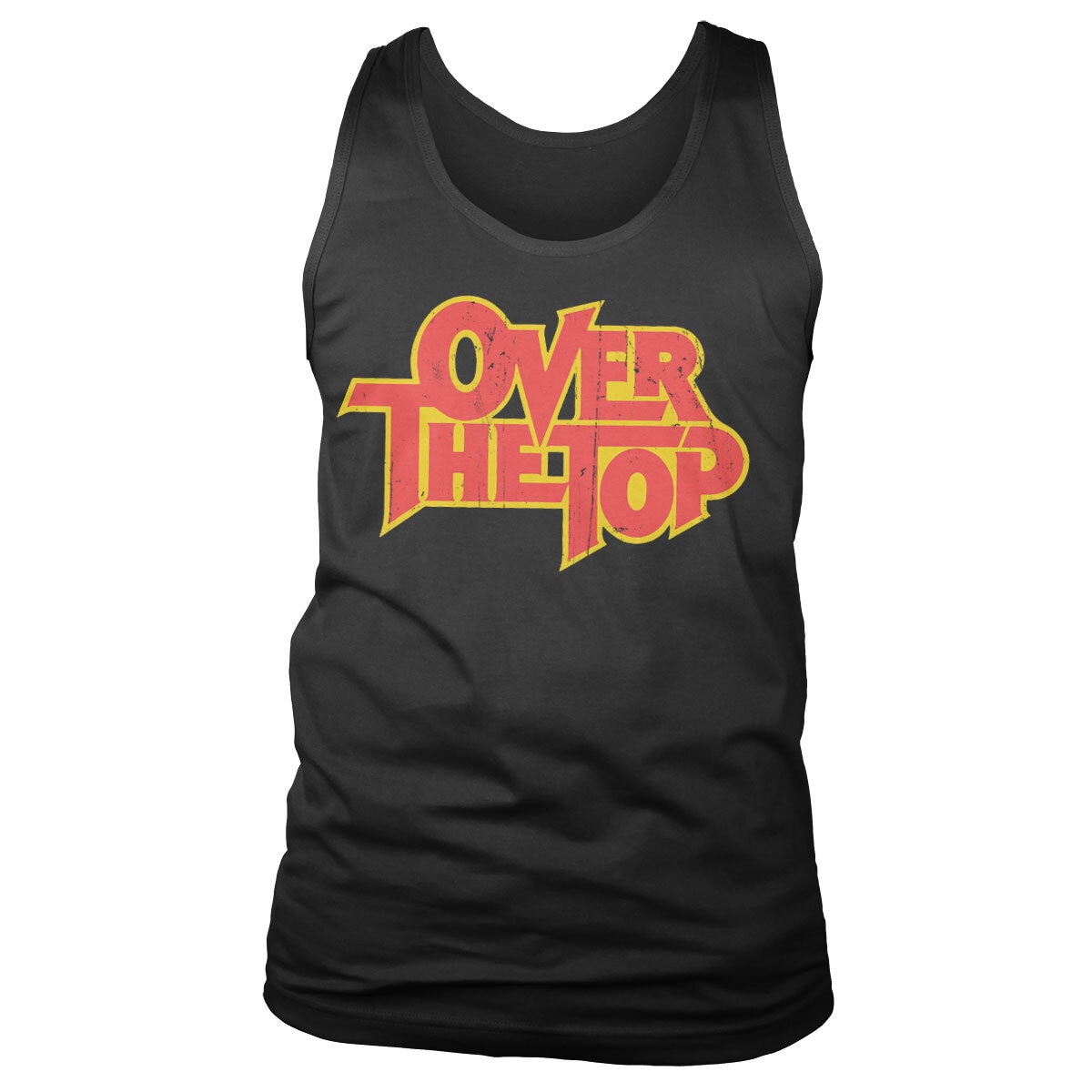 Over The Top Washed Logo Tank Top