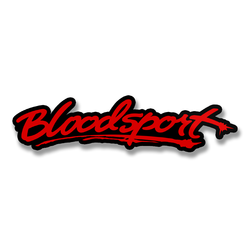 Bloodsport Logotype Sticker