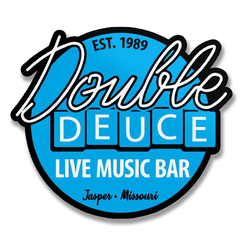 Double Deuce Live Music Bar Sticker