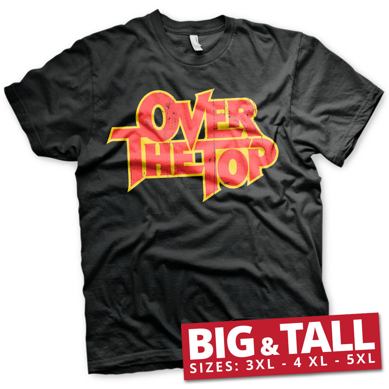 Over The Top Washed Logo Big & Tall T-Shirt