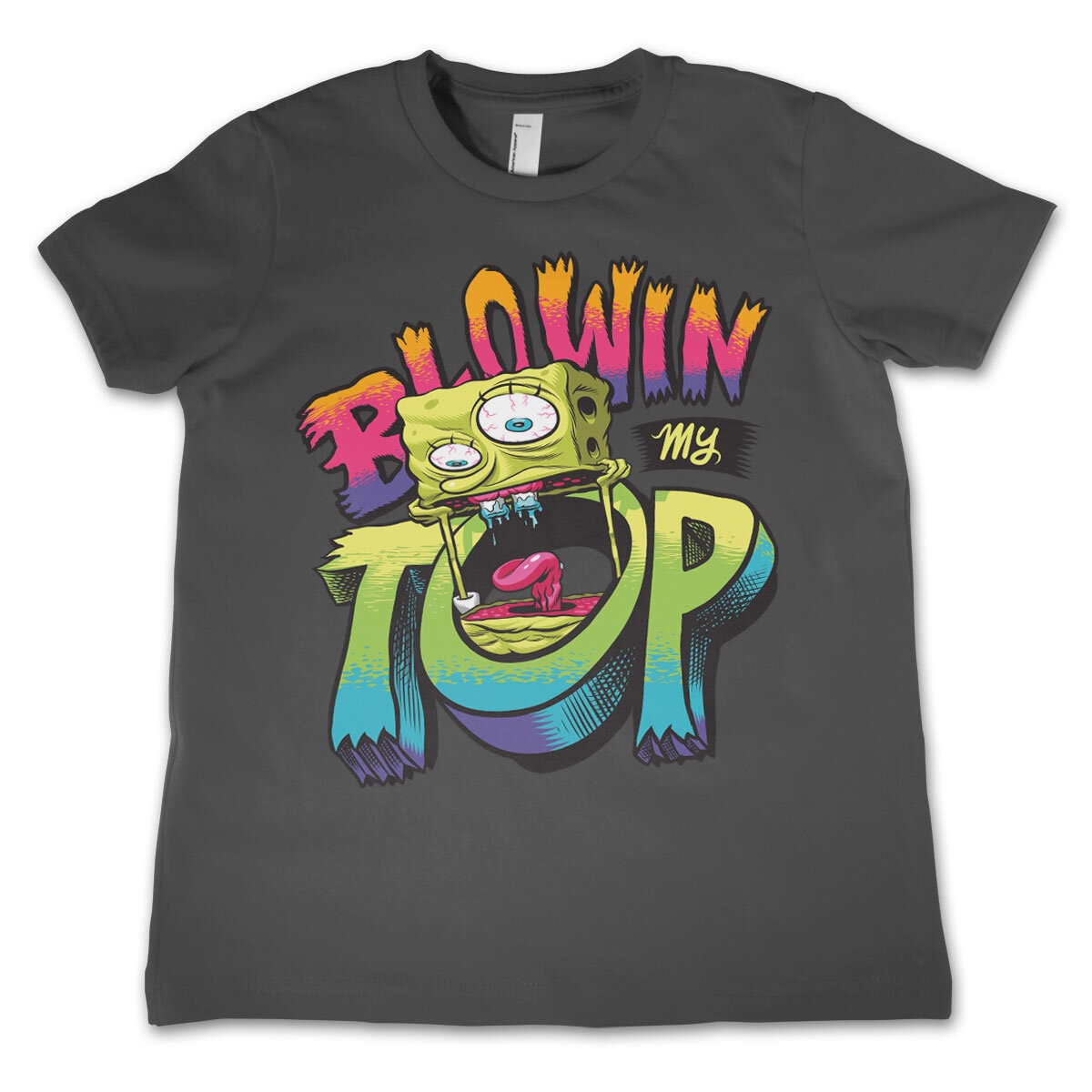 SpongeBob Blowin My Top Kids T-Shirt