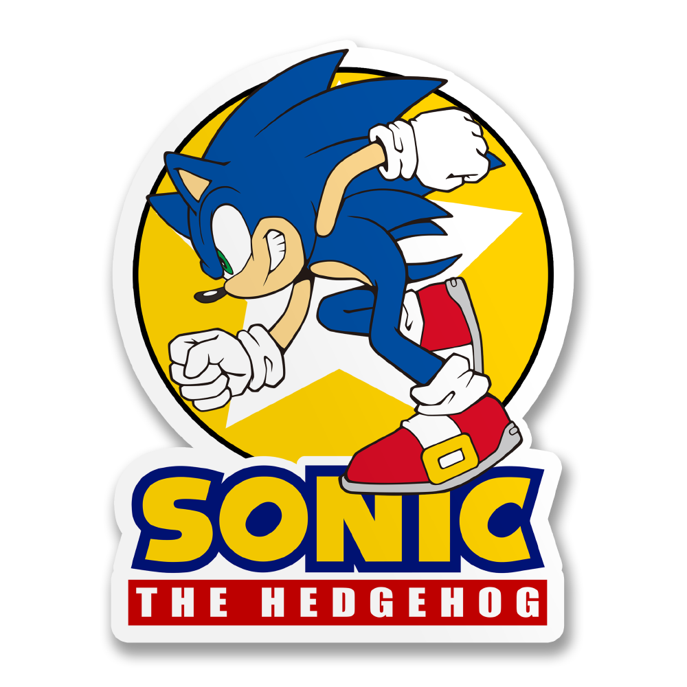 Fast Sonic - Sonic The Hedgehog Sticker