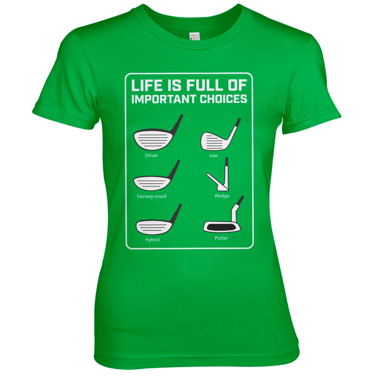 Life Is Full Of Important Choices Girly Tee