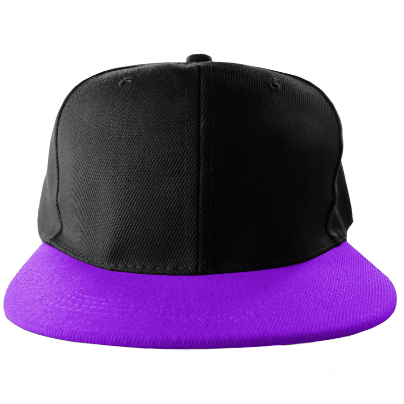 Snapback Cap Black/Purple