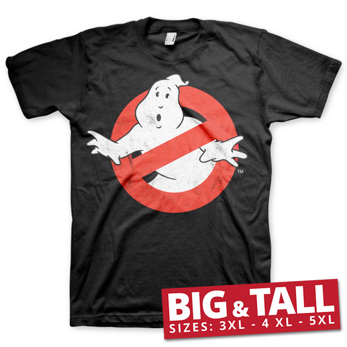 Ghostbusters Distressed Logo Big & Tall T-Shirt