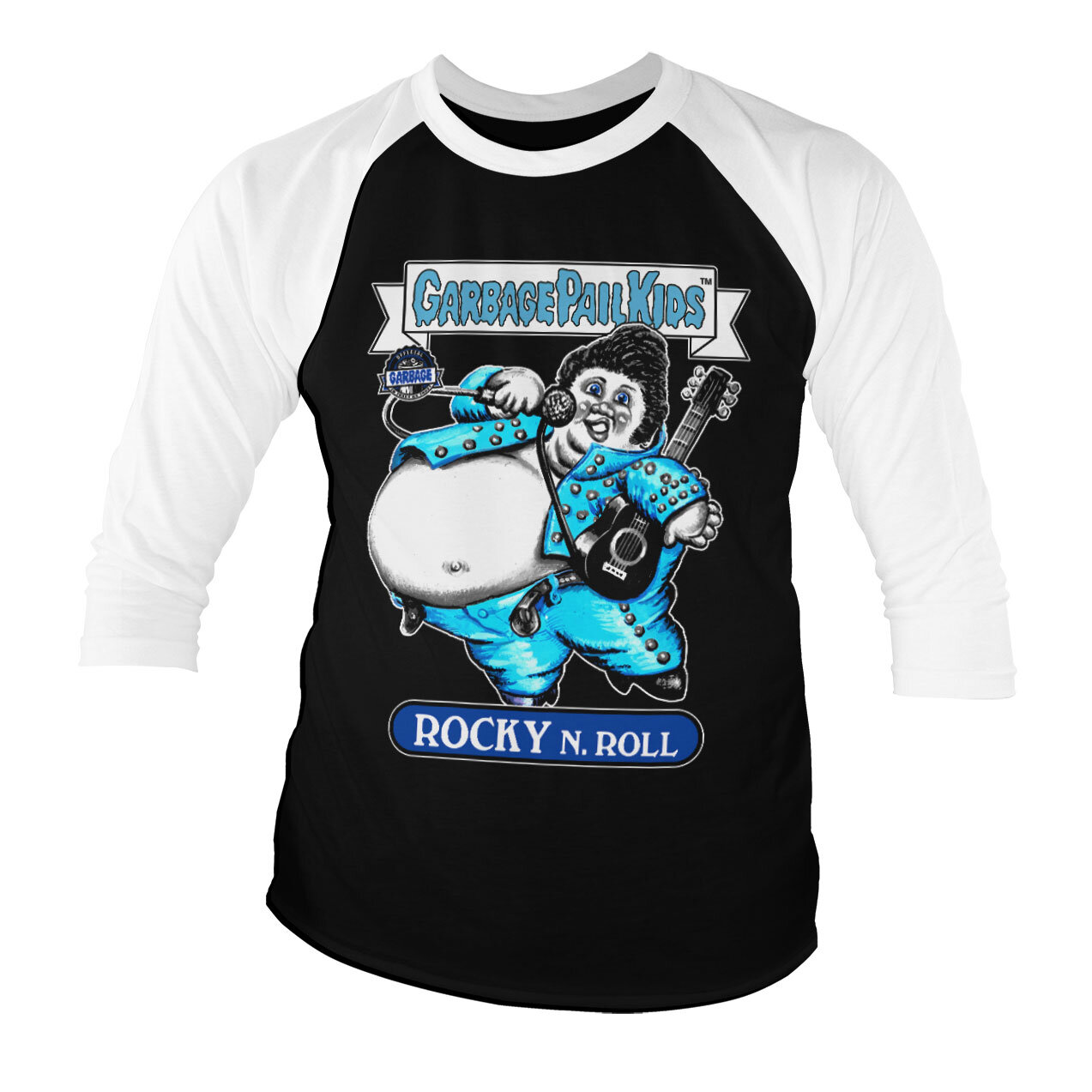 Rocky N. Roll Baseball 3/4 Sleeve Tee