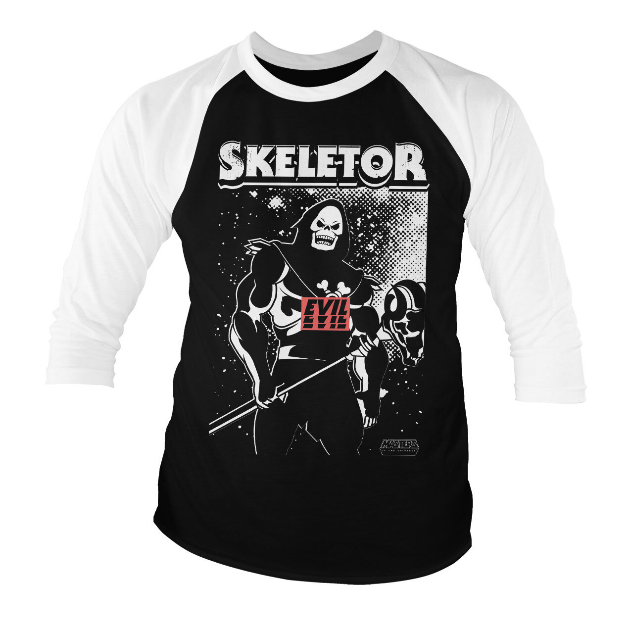 Skeletor - Evil Baseball 3/4 Sleeve Tee