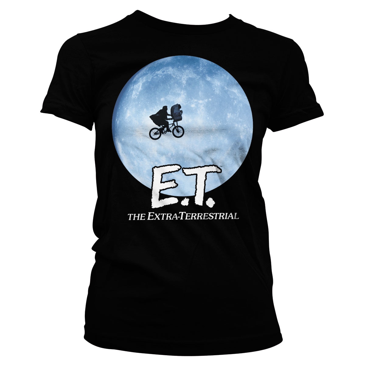 E.T. Bike In The Moon Girly Tee