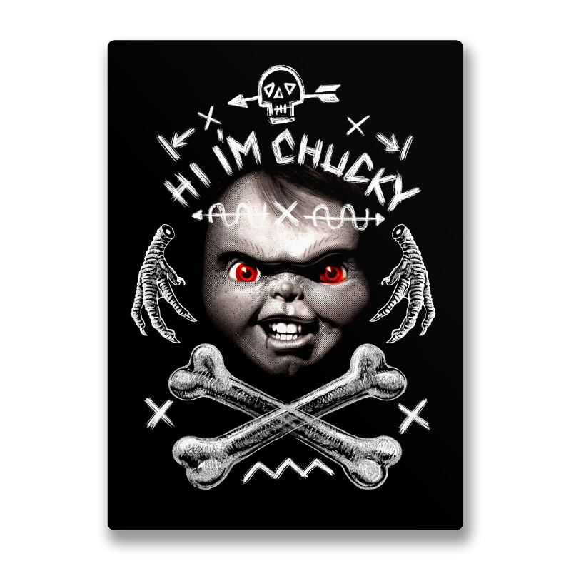 Hi I'm Chucky Sticker