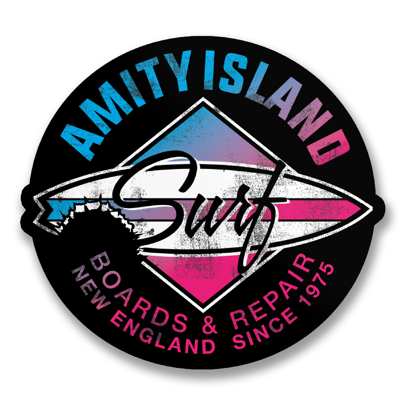 Amity Island Boards & Repairs Sticker
