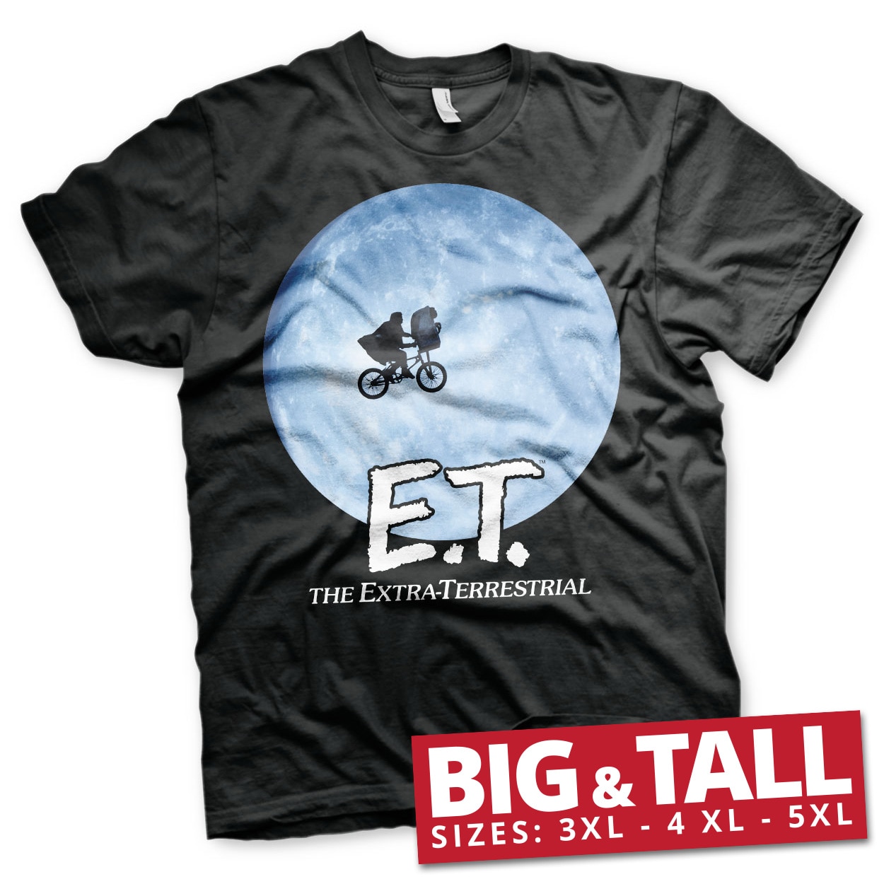 E.T. Bike In The Moon Big & Tall T-Shirt