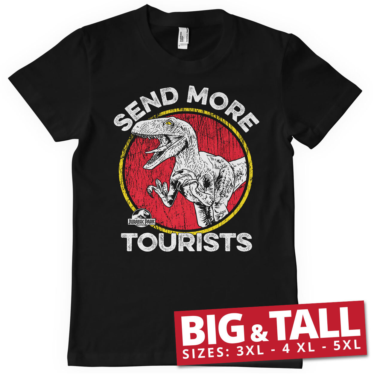 Jurassic Park - Send More Tourists Big & Tall T-Shirt