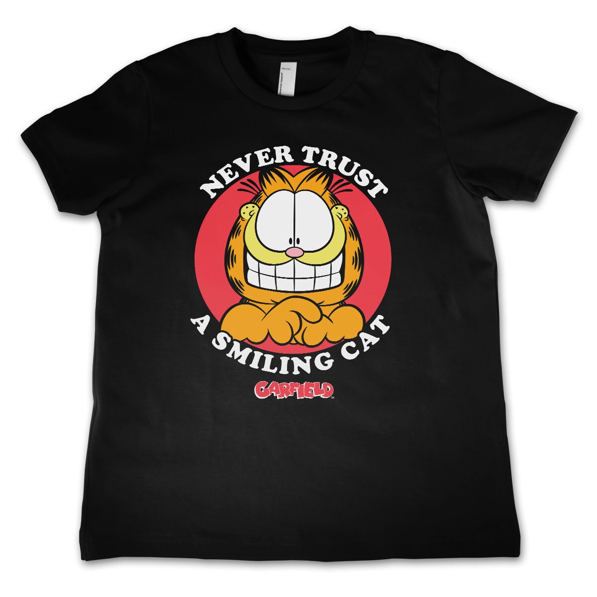 Garfield - Never Trust A Smiling Cat Kids T-Shirt