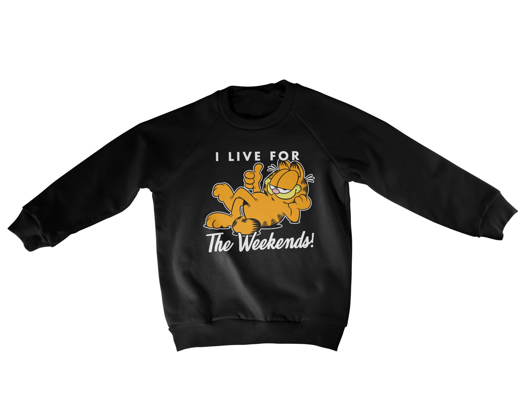 Garfield - Live For The Weekend Kids Sweatshirt