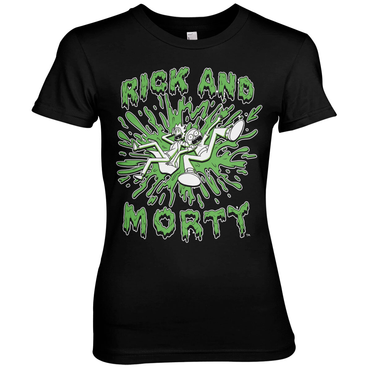 Rick And Morty Splash Girly Tee