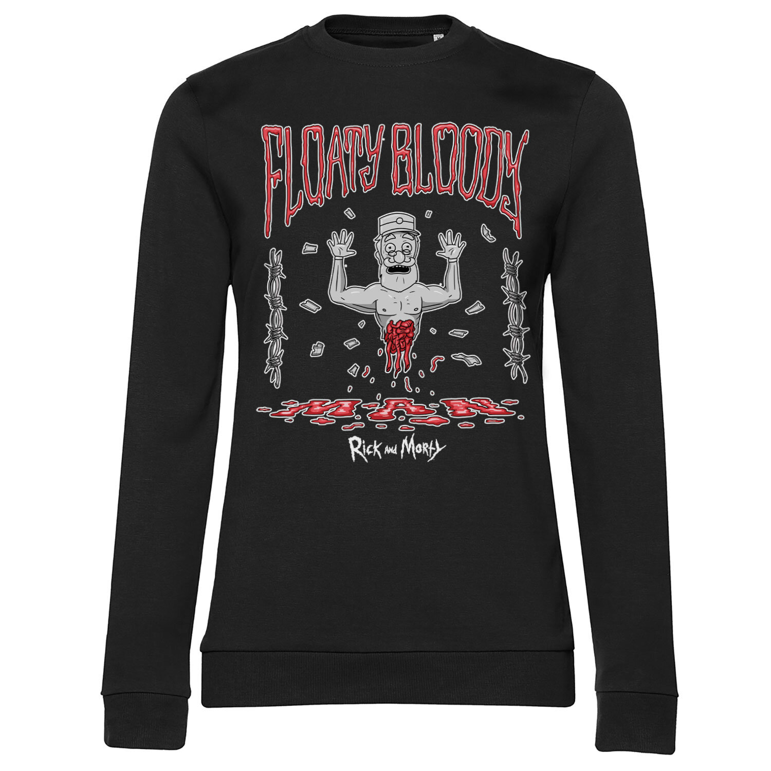 Floaty Bloody Man Girly Sweatshirt