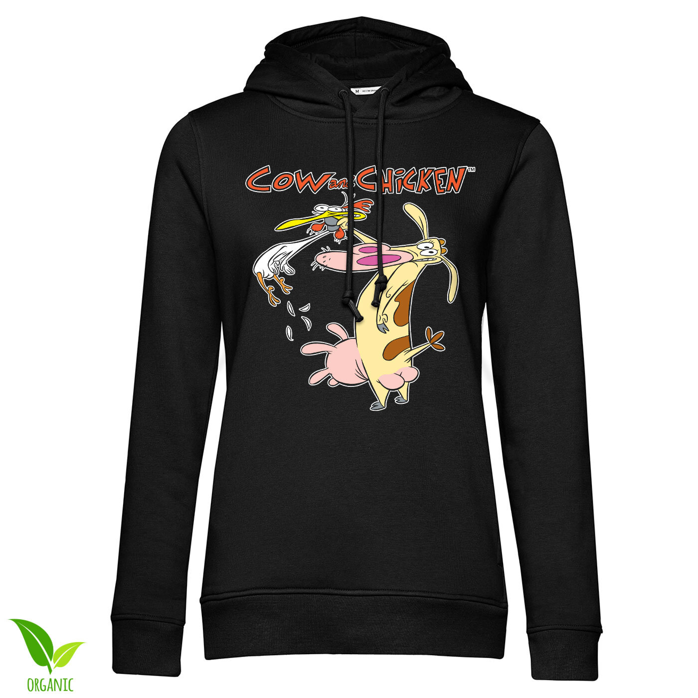 Cow and Chicken Girls Hoodie
