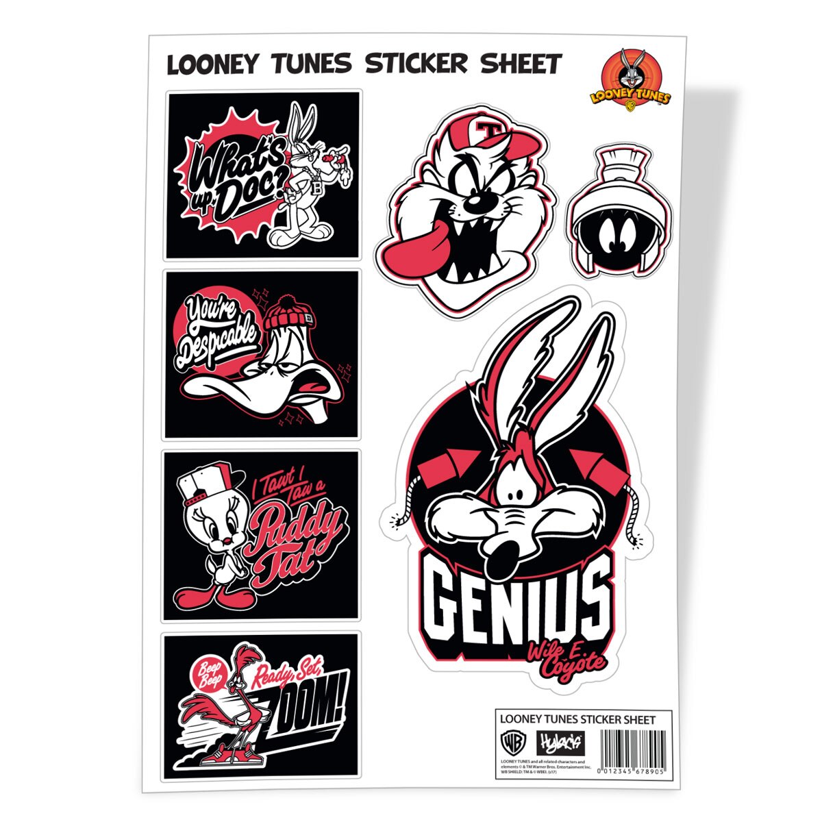 Looney Tunes Sticker Sheet