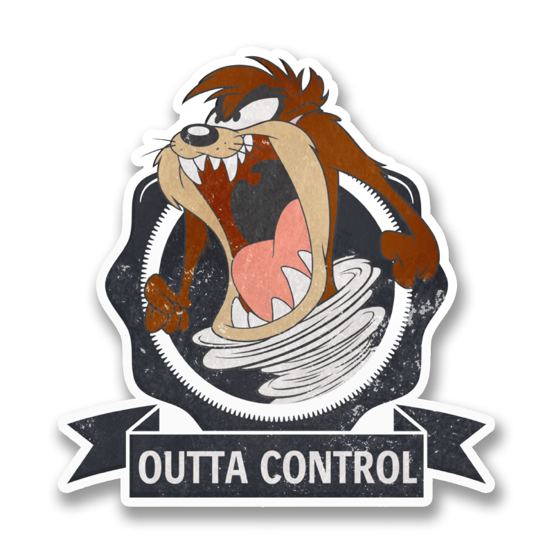 Outta Control Sticker