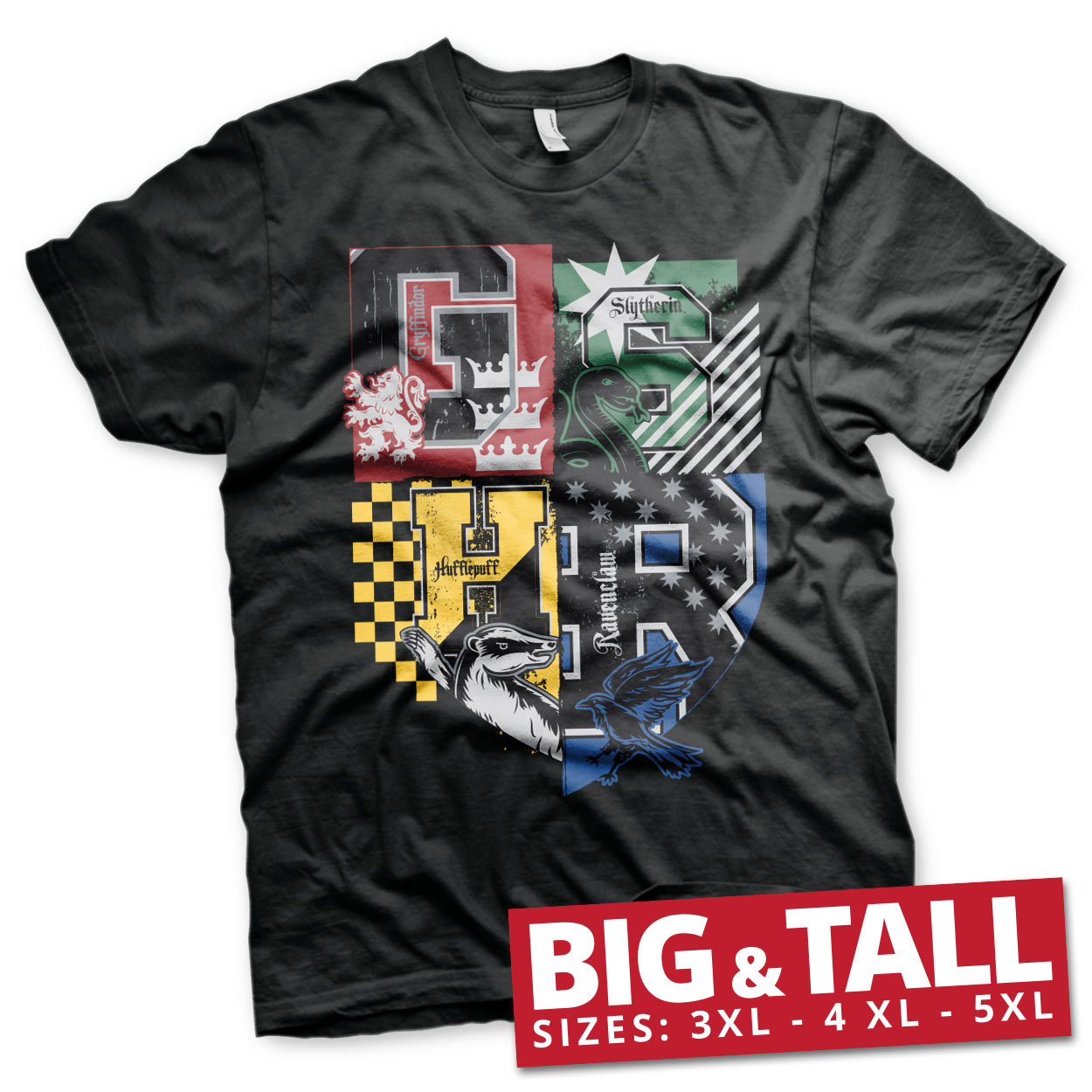 Harry Potter Dorm Crest Big & Tall T-Shirt